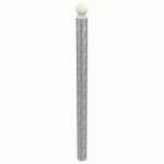 POTELET BOOPI PMR TÊTE BOULE MÉTAL HT 1.20M Ø90MM - GALVA - BUTON DESIGN