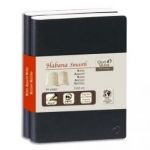 QUO VADIS DUO DE CARNETS HABANA SMOOTH BROCHURE SOUPLE 96 PAGES LIGNÉES 10X15 COUVERTURE SOUPLE NOIR