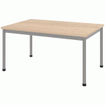 TABLE COMITE 180X80 CM T1 - 4P PLAT STRAT ABS - ACACIA/GRIS ARG - RODET