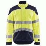 VESTE MULTINORMES INHÉRENT JAUNE FLUORESCENT/MARINE TAILLE M - BLAKLADER