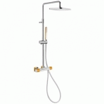 ENSEMBLE DOUCHE THERMOSTATIQUE - TRES 20019501NA ORANGE