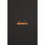 LOT DE 5 - BLOC DE BUREAU RHODIA 21 X 31,8 CM AGRAFÉ NOIR N°19 - 5 X 5 - 80 FEUILLES