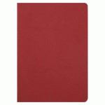 LOT DE 5 - CAHIER PIQUÉ AGE BAG A4 96 PAGES LIGNÉ + MARGE - ROUGE