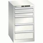 ARMOIRE BLANC GRIS 411X572X700 AVEC 5 TIR. 75KG _ 78.420.180 - LISTA