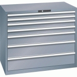 ARMOIRE 7 TIROIRS 1193X725X1000MM-CAPACITÉ 75KG-GRIS FONCÉ - LISTA