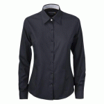 J.HARVEST & FROST YB51 TWILL CHEMISE FEMMES NOIR - TAILLE XXXL