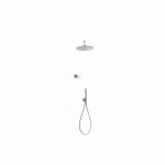 KIT DE DOUCHE THERMOSTATIQUE ÉLECTRONIQUE ET ENCASTRÉ SHOWER TECHNOLOGY AVEC CONTRÔLE ÉLECTRONIQUE COMPRIS (BLANC) - TRES 092865