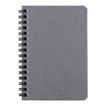 LOT DE 5 - CAHIER RELIURE INTÉGRALE AGE BAG 9X14 100 PAGES LIGNÉ - GRIS