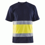 T-SHIRT HAUTE VISIBILITÉ COL ROND TAILLE XL - BLAKLADER