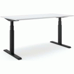 BUREAU RÉGLABLE STEELFORCE PRO 470 SLS 180 CM - NOIR GRIS - ACTIFORCE