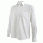 CHEMISE DE SERVICE EN SALLE BLANC 44