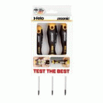 JEU DE TOURNEVIS ERGONIC 408 TORX - 3 PIÈCES