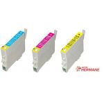 LOT 3 CARTOUCHES COMPATIBLE EPSON COULEUR T0612 T0613 T0614