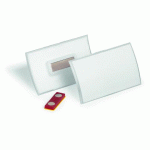 LOT DE 2 - PORTE-BADGE CLICK FOLD AVEC AIMANT 54X90 MM - BOÎTE DE 10