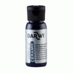 LOT DE 4 - DARWI FLACON DE 50 ML DE PEINTURE SUR CÉRAMIQUE À FROID - BLEU FONCÉ