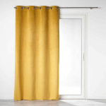 RIDEAU OCCULTANT VELOUNIGHT 135X260CM JAUNE