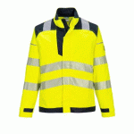 PORTWEST FR714 VESTE DE TRAVAIL MODAFLAME PW3 HV JAUNE/MARINE - TAILLE XXL