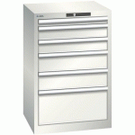 ARMOIRE BLANC GRIS 564X572X850 AVEC 6 TIR. 75KG _ 78.953.180 - LISTA