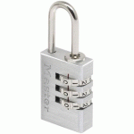 CADENAS À COMBINAISON ALUMINIUM 7620EUR - GRIS - MASTER LOCK