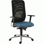 FAUTEUIL DIAZ CONTACT SYNCHRONE PIÈT.ALU ASSISE 0646 VERT - SOKOA