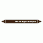 LOT DE 3 - MARQUEUR TUYAUTERIE - HUILE HYDRAULIQUE - VINYLE LAMINÉ 250 X 26 MM
