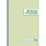 LOT DE 5 - MANIFOLD BORDEREAU D'INTERVENTION EXACOMPTA AUTOCOPIANT 3302E A4 50 PAGES DOUBLE EXEMPLAIRES
