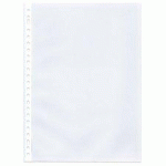 LOT DE 8 - POCHETTE PERFORÉE, A4, PP, 0,12 MM, TRANSPARENT