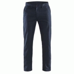 PANTALON DE TRAVAIL CHINO STRETCH 2D MARINE FONCÉ TAILLE 50L - BLAKLADER