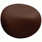 POUF GALET DE PAUL Ø 70 CM MARRON RAL 8016 - QUI EST PAUL