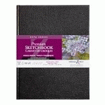 ZETA SERIES CARNET REMBORDÉ RIGIDE 26F A4 270G - BLANC - LOT DE 2