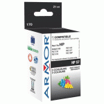 CARTOUCHE OWA COMPATIBLE HP 57 COULEUR POUR IMPRIMANTE JET D