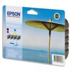EPSON PACK DE 4 CARTOUCHES COULEURS JET D'ENCRE C13T04454010