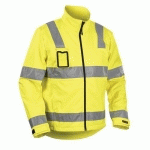 VESTE SOFTSHELL HAUTE VISIBILITÉ JAUNE TAILLE 4XL - BLAKLADER