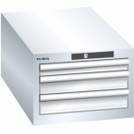 ARMOIRE BLANC PUR 411X725X283 AVEC 3 TIR. 75KG _ 78.435.110 - LISTA