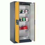 ARMOIRE SÉCURITÉ Q-PEGASUS-90 Q90.195.090.WDAC GRIS/JAUNE - MANUTAN COLLECTIVITÉS