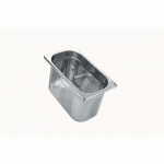 BAC GASTRO INOX 1/4 PERFORÉ - H 20 MM