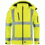 BLOUSON SOFTSHELL NORME NL RWS 403003 FLUOR YELLOW L - TRICORP SAFETY