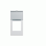 ENJO RJ45 PORTE-ETIQU 1M PURE - APPAREILLAGE MURAL GALLERY HAGER WXD205B
