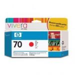 HP - 70 - C9456A - CARTOUCHE D'ENCRE ROUGE - PRODUIT D'ORIGINE - 130 ML
