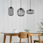 LINDBY KRISH SUSPENSION, ASPECT CAGE, TROIS LAMPES
