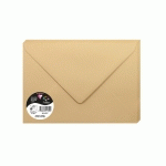 PAQUET DE 20 ENVELOPPES POLLEN 162X229MM 120G/M² - CARAMEL - LOT DE 3