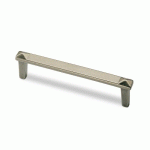 POIGNÉE DE MEUBLE POTOVIO ASPECT ÉTAIN - 144 X 13 MM - H 29 MM - PAR 4 HETTICH