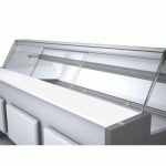 PORTE COULISSANTE EN PLEXIGLAS PROFI150 VERRE FRONTAL ANGULAIRE
