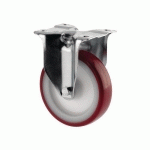 ROULETTE FIXE EN POLYURÉTHANE H HT:200 MM FORCE:350 KG - TENTE