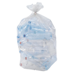 SACS POUBELLE DÉCHETS COURANTS TRANSLUCIDES RECYCLÉS 110 L, LOT DE 200