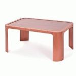 TABLE BASSE COLORIS CUIVRE EN MÉTAL, 110 X 70 X 45 CM PEGANE