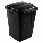 CONTENEUR À DÉCHETS DURABIN 90 LITRES DURABLE, AVEC COUVERCLE, NOIR