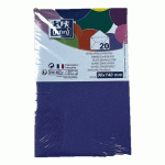 LOT DE 10 - LOT DE 20 ENVELOPPES OXFORD 90X140 GOMMEE PATTE POINTUE DE VISITE VIOLET