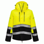 PORTWEST EV467 PARKA SHERPA EV4 HV JAUNE/NOIR - TAILLE S