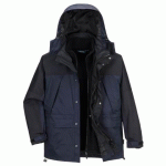 PORTWEST S532 PARKA RESPIRANTE ORKNEY 3 EN 1 MARINE - TAILLE XXXL